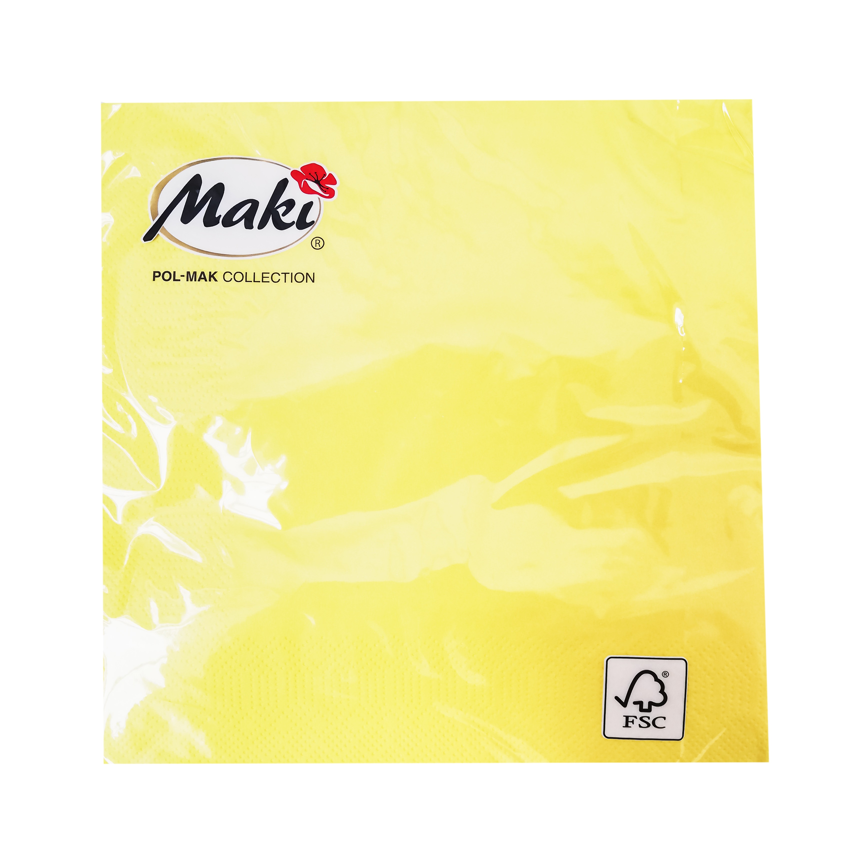 Servetele de masa 33x33cm model yellow - 3 straturi